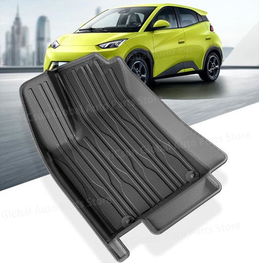 Floor Mats For BYD Dolphin Mini Seagulls EV 2024 2025 Trunk Mats Waterproof Non-slip Carpet Back Seat Protector Boot Liner Tray