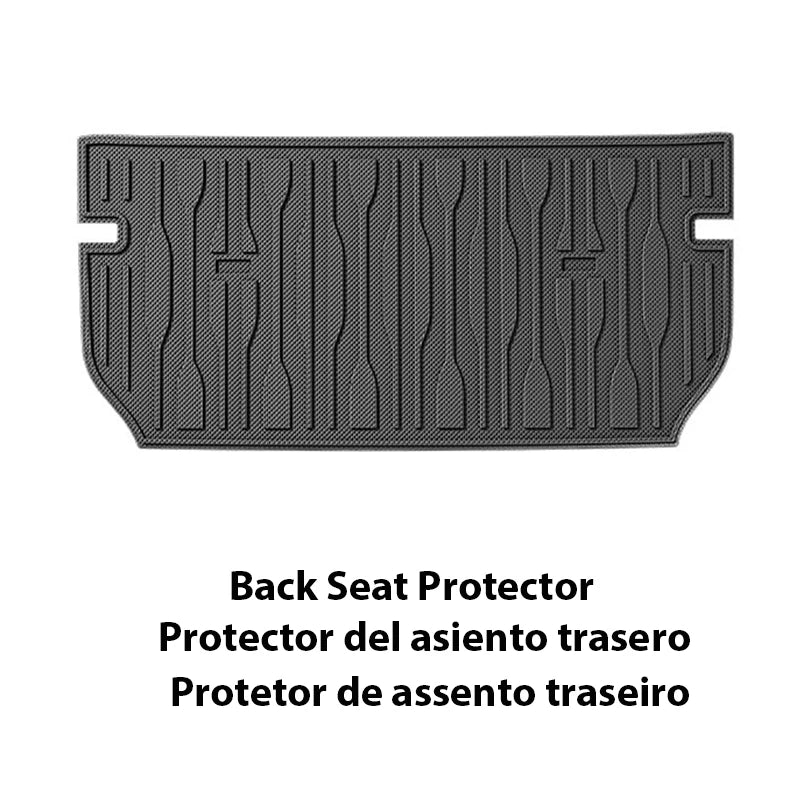 Alfombrillas de coche para BYD Dolphin Mini Seagulls EV 2024, alfombrillas de maletero, alfombra antideslizante impermeable, Protector de asiento trasero, bandeja de revestimiento de maletero