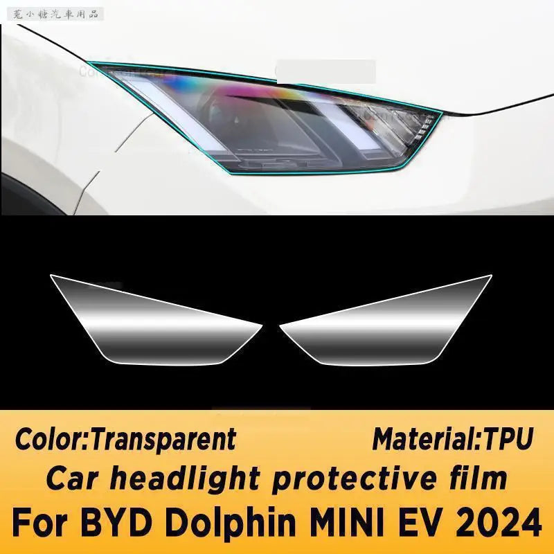 Pantalla de navegación para BYD Dolphin MINI EV Electric 2024, Panel de caja de cambios, Interior automotriz, cubierta de película protectora de TPU, antiarañazos