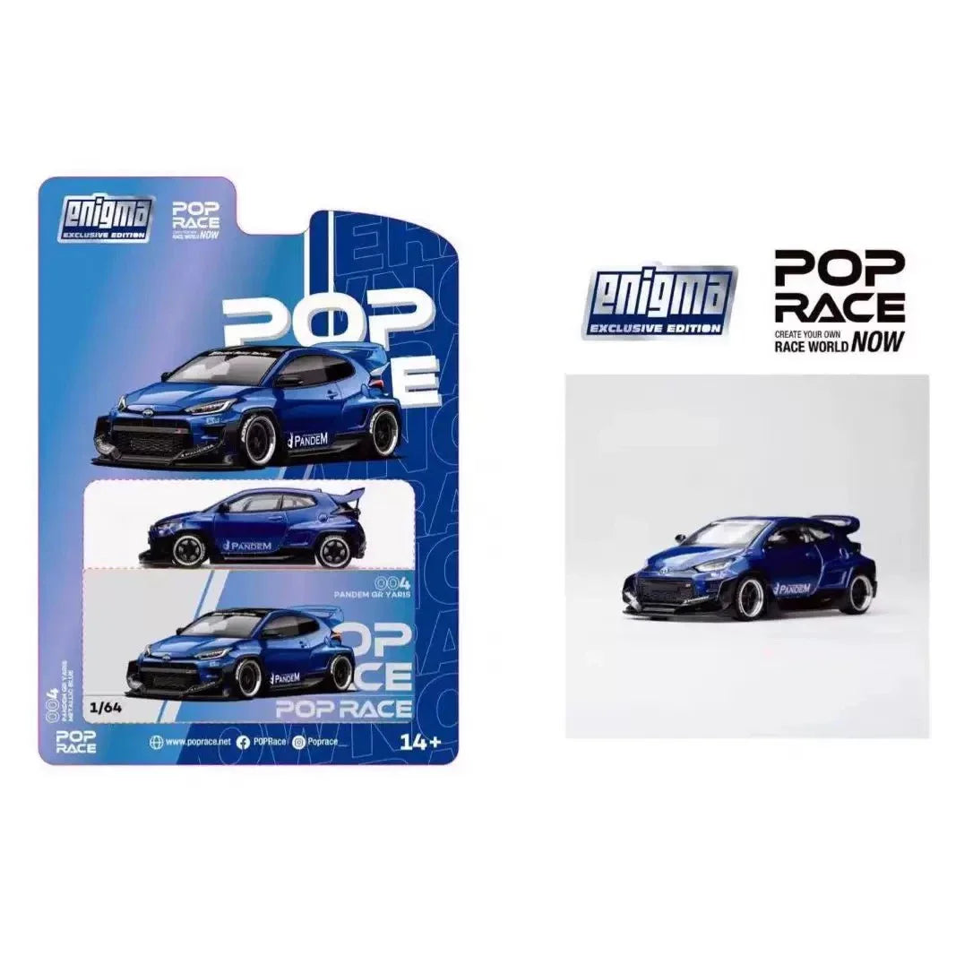 Mazda RX7 RE Amemiya cuerpo ancho POP RACE 1:64 miniaturas a escala verdadera aleación modelo fundido a presión colección de coches Xcartoys