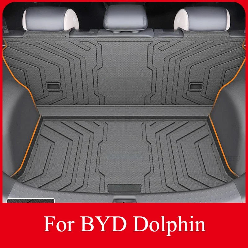 Para BYD Dolphin 2025 accesorios nuevo estilo TPE alfombrilla para maletero de coche impermeable resistente a la suciedad revestimiento de carga alfombrilla para mascotas fácil de limpiar