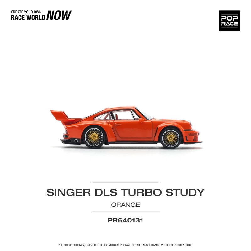 Xcartoys x POP RACE 1:64 Singer DLS Turbo (964), coche modelo de pista