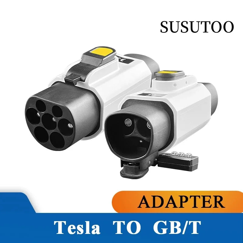 Adaptador EV 32A apto para adaptador Tesla a GBT conector de carga apto con todos los coches estándar GBT