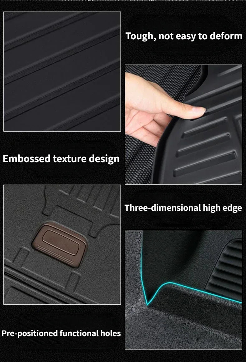 Para BYD Dolphin 2025 accesorios nuevo estilo TPE alfombrilla para maletero de coche impermeable resistente a la suciedad revestimiento de carga alfombrilla para mascotas fácil de limpiar