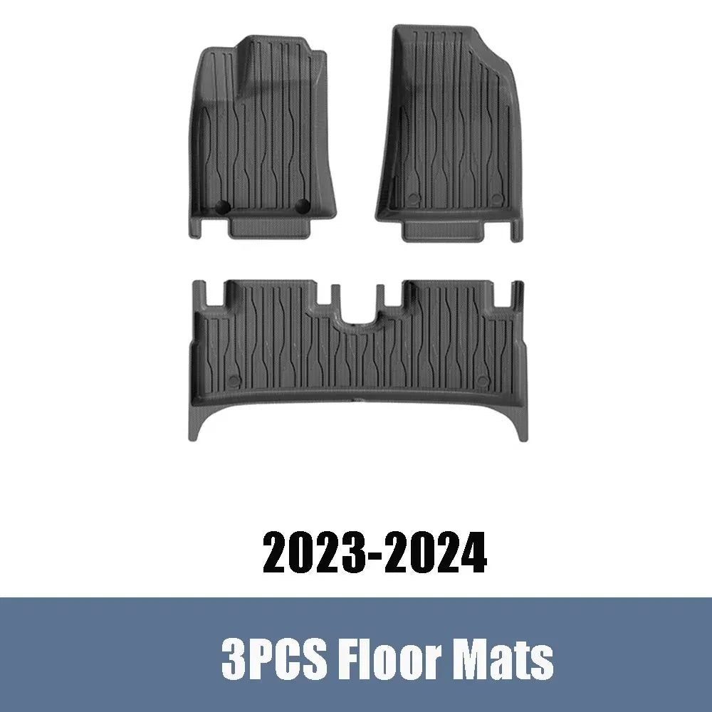 Floor Mats For BYD Dolphin Mini Seagulls EV 2024 2025 Trunk Mats Waterproof Non-slip Carpet Back Seat Protector Boot Liner Tray